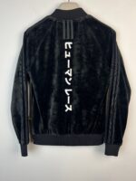 Bluza damska Adidas Pharrell Williams aksamit czarna XS-S - obrazek 2