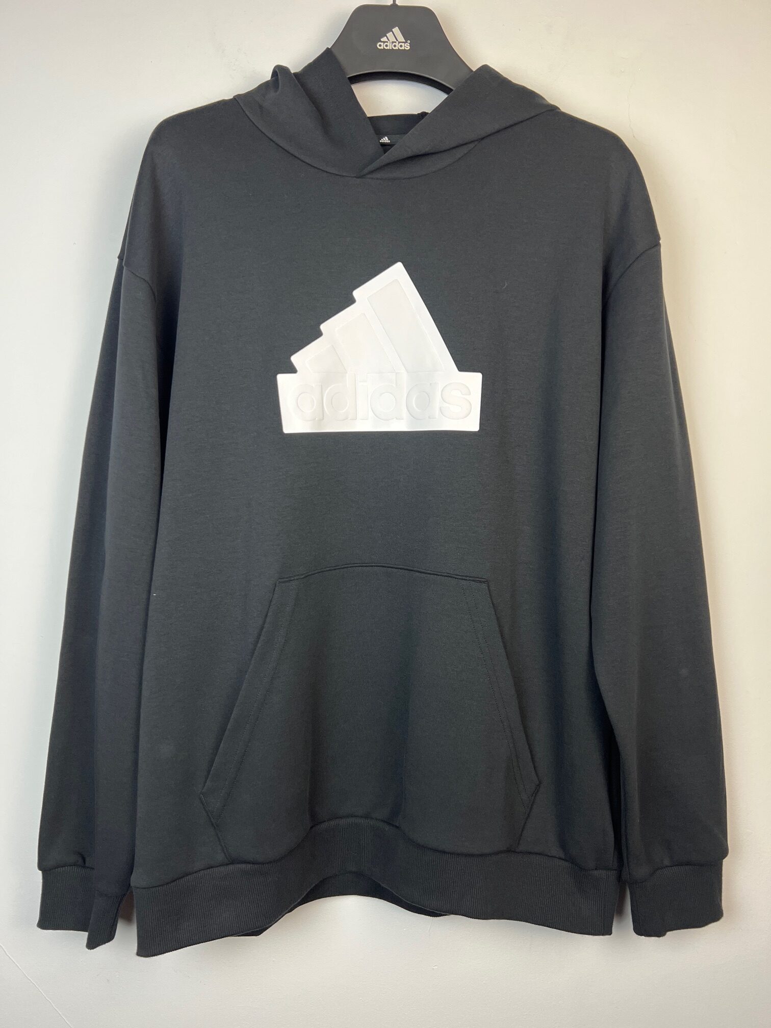 IMG_5542 Bluza męska Adidas Performance z kapturem czarna L - obrazek 1