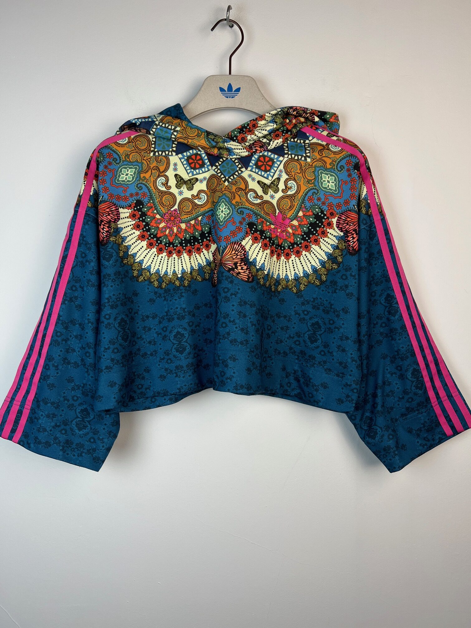 Bluza top z kapturem Adidas x Farm S