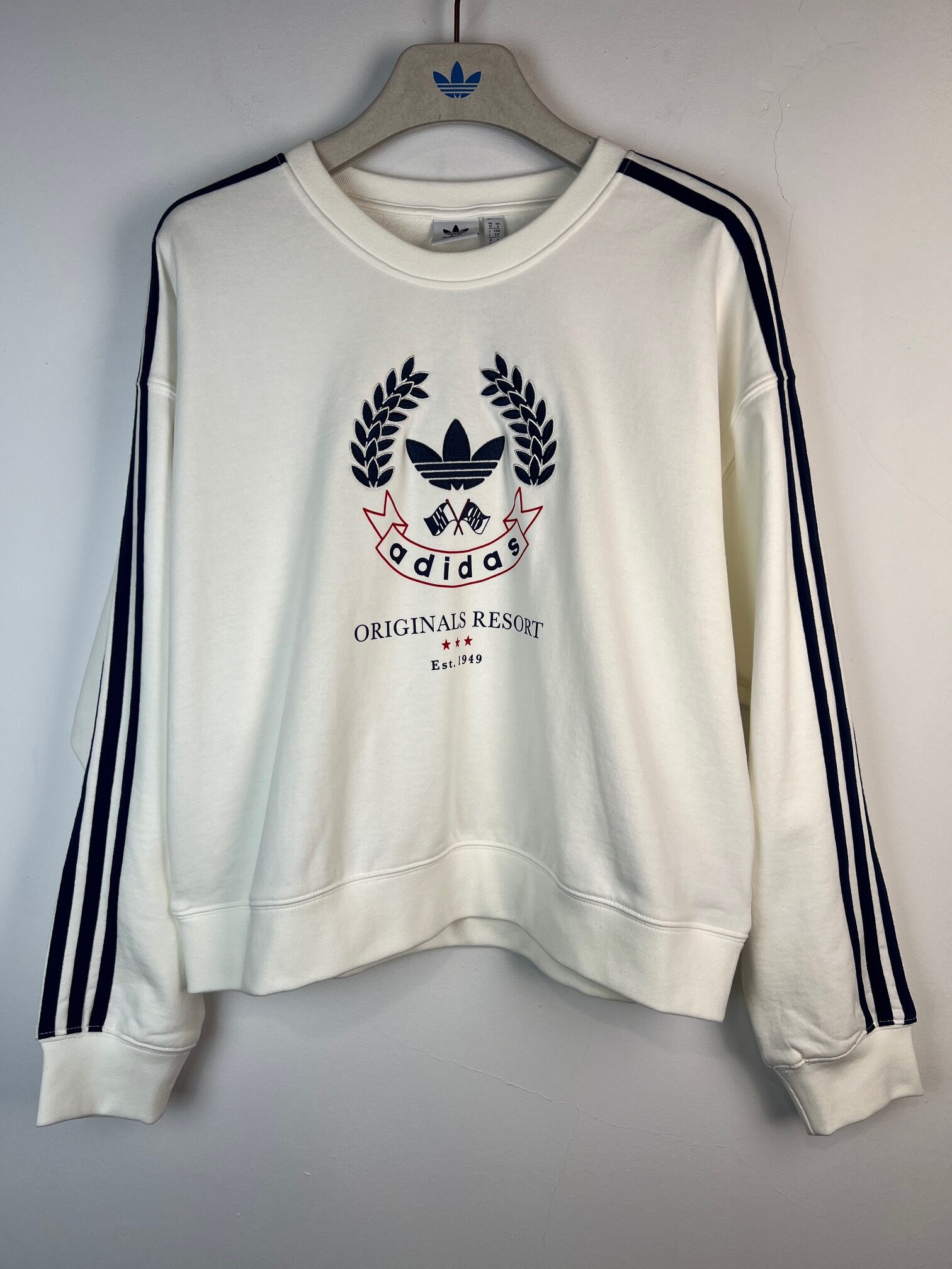 Bluza damska Adidas Originals Resort kremowa S