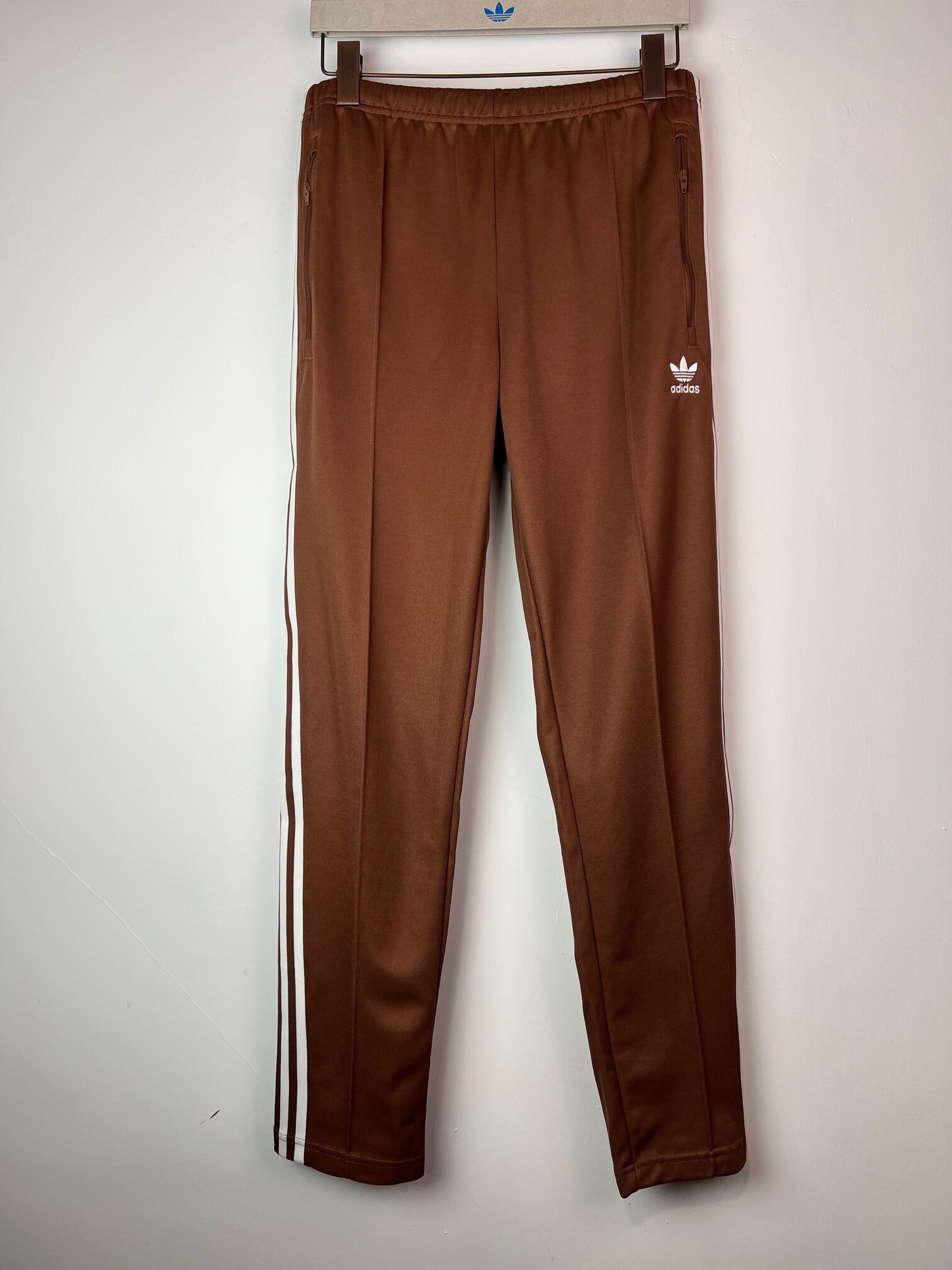 Spodnie męskie Adidas Classic TP brązowe M