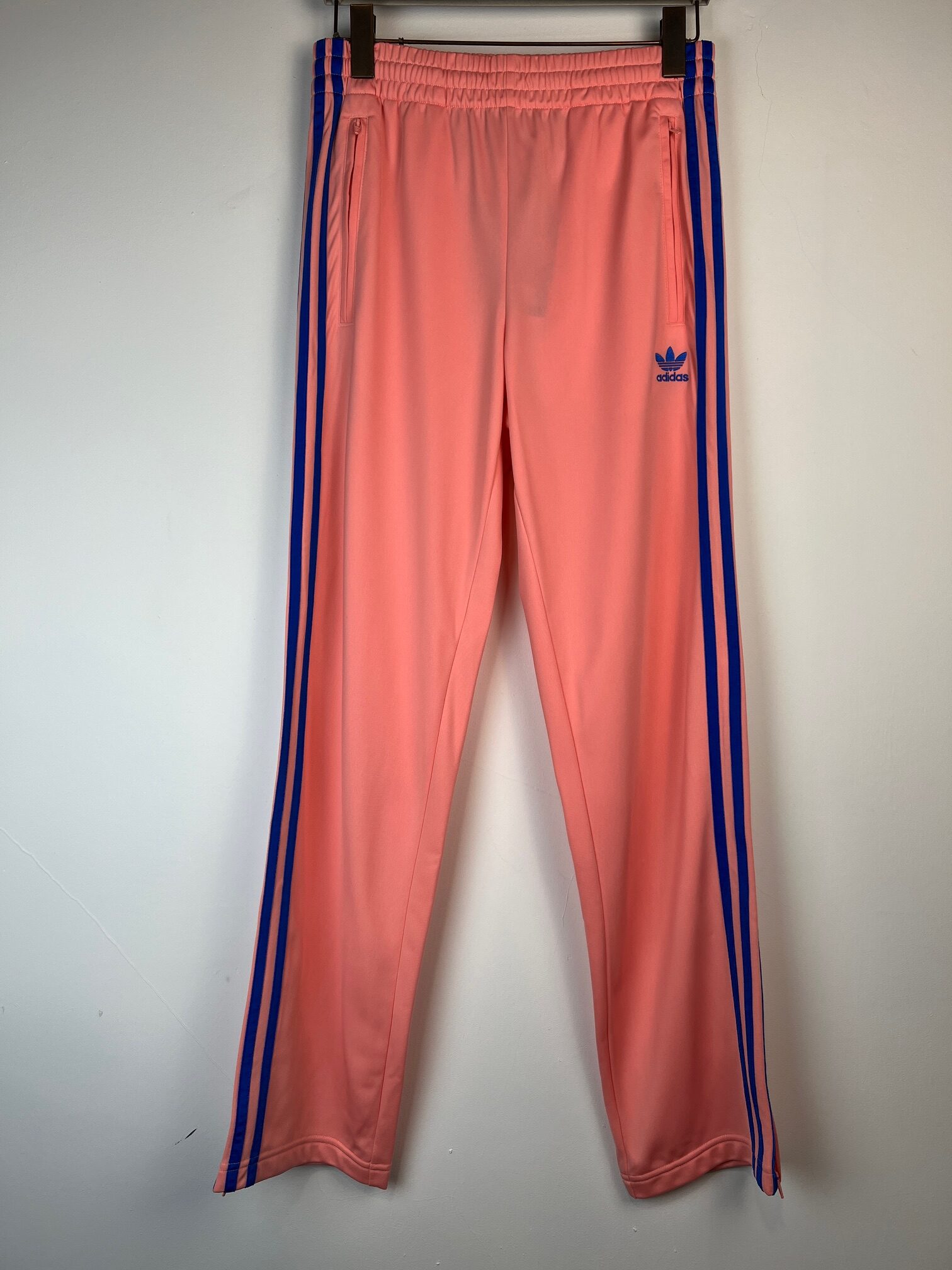 Spodnie męskie Adidas Firebird TP pudrowy róż L