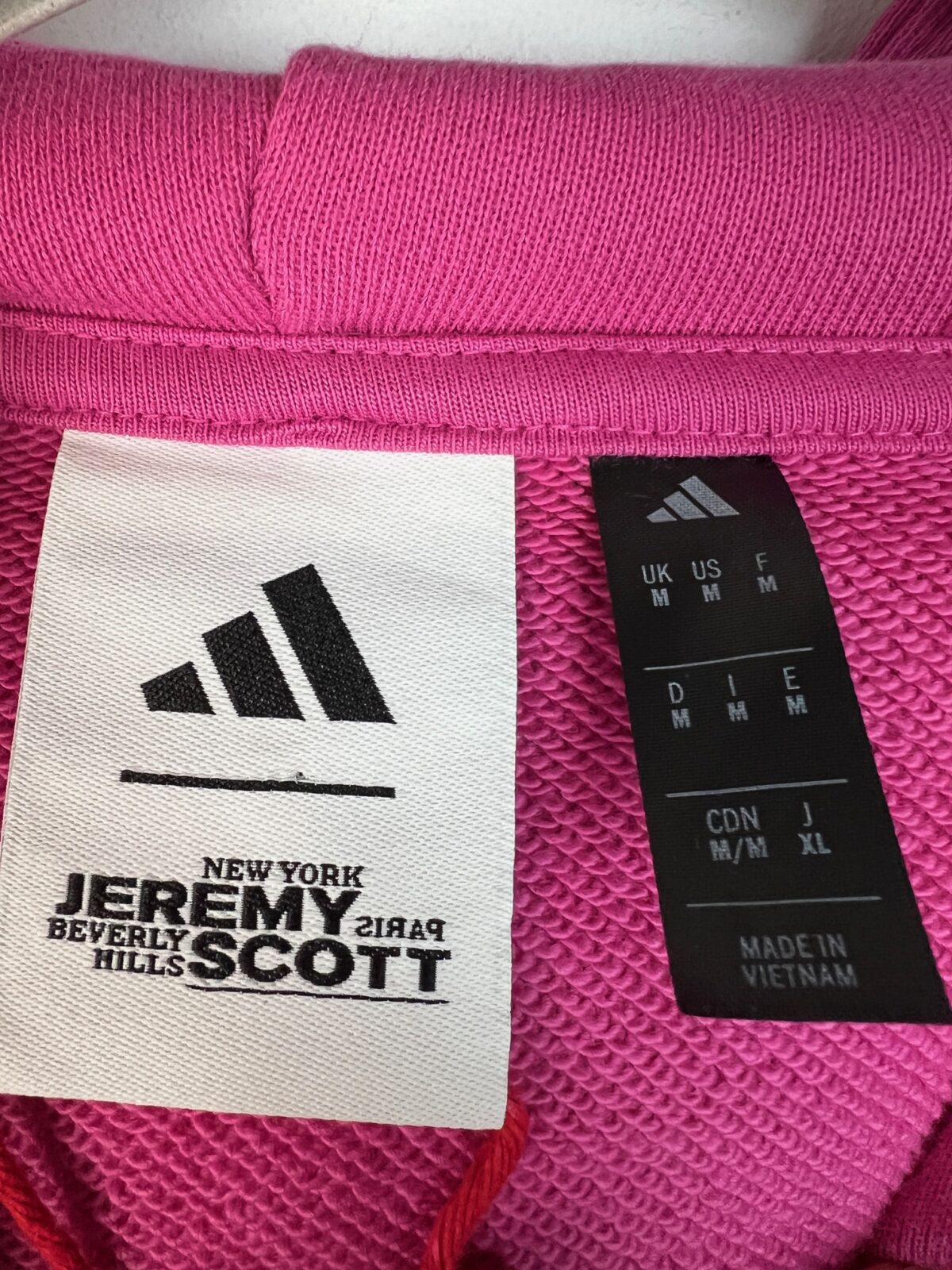 Bluza Adidas x Jeremy Scott różowa unisex M - obrazek 3