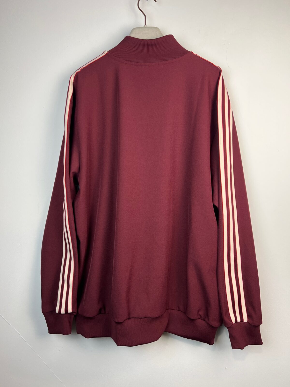 Bluza klubowa męska Adidas Bayern Munchen bordowa 2XL - obrazek 2