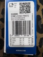 Spodnie damskie Adidas Denim Loose panterka XL-2XL - obrazek 2