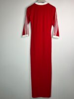 Sukienka Adidas Originals czerwona długa XS - obrazek 2
