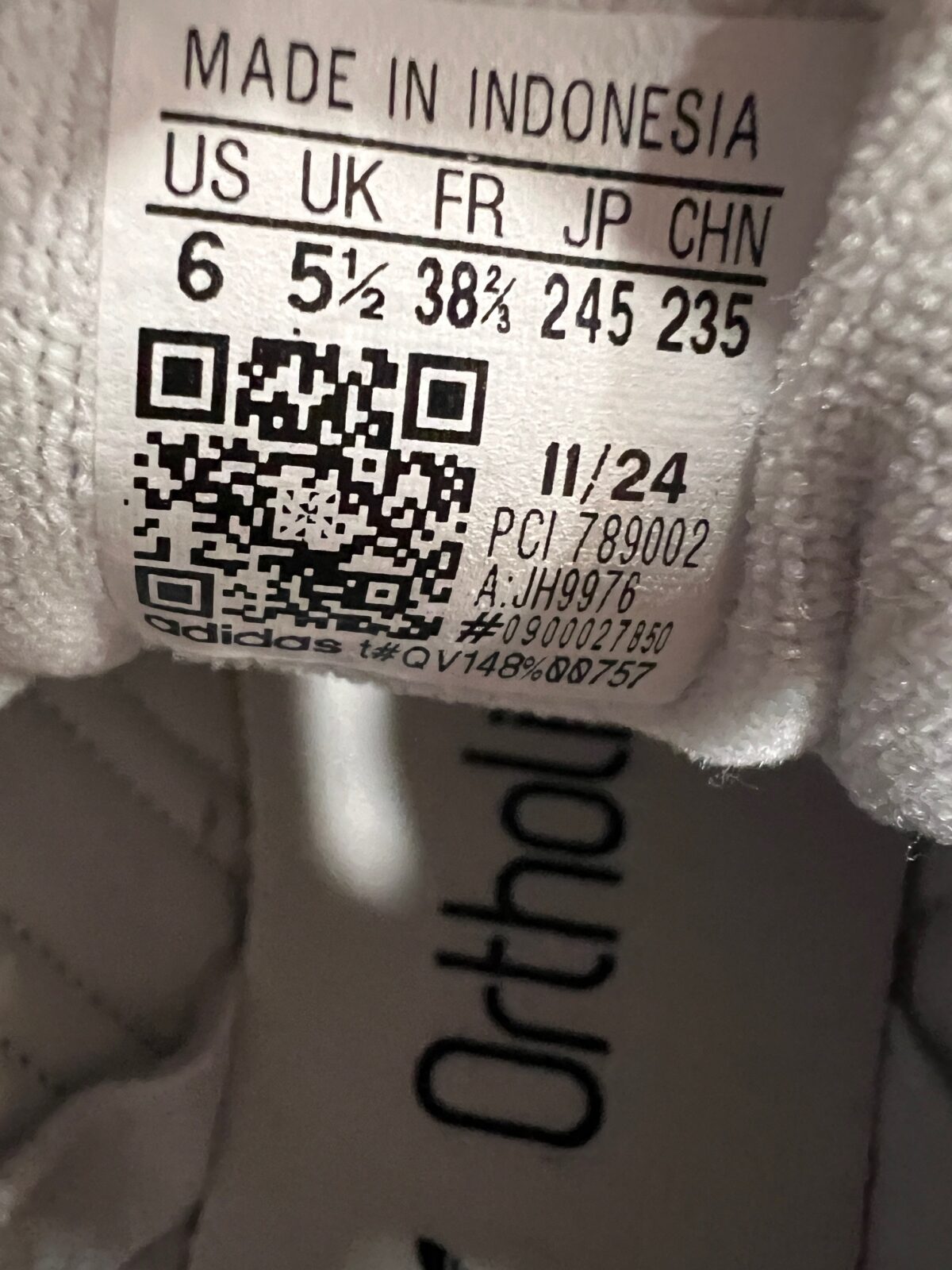 Sneakersy Adidas Superstar II J białe 38 2\3 - obrazek 6