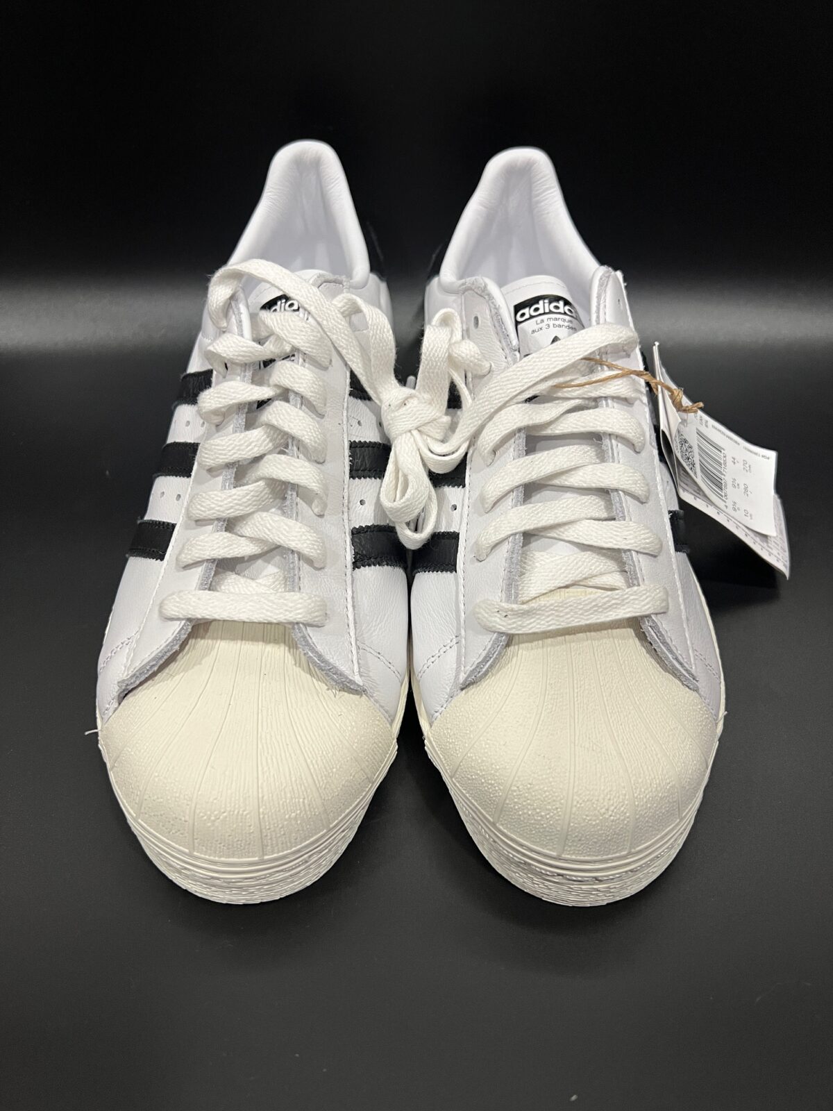 Sneakersy skórzane Adidas Superstar 82 JI2025 44 - obrazek 5