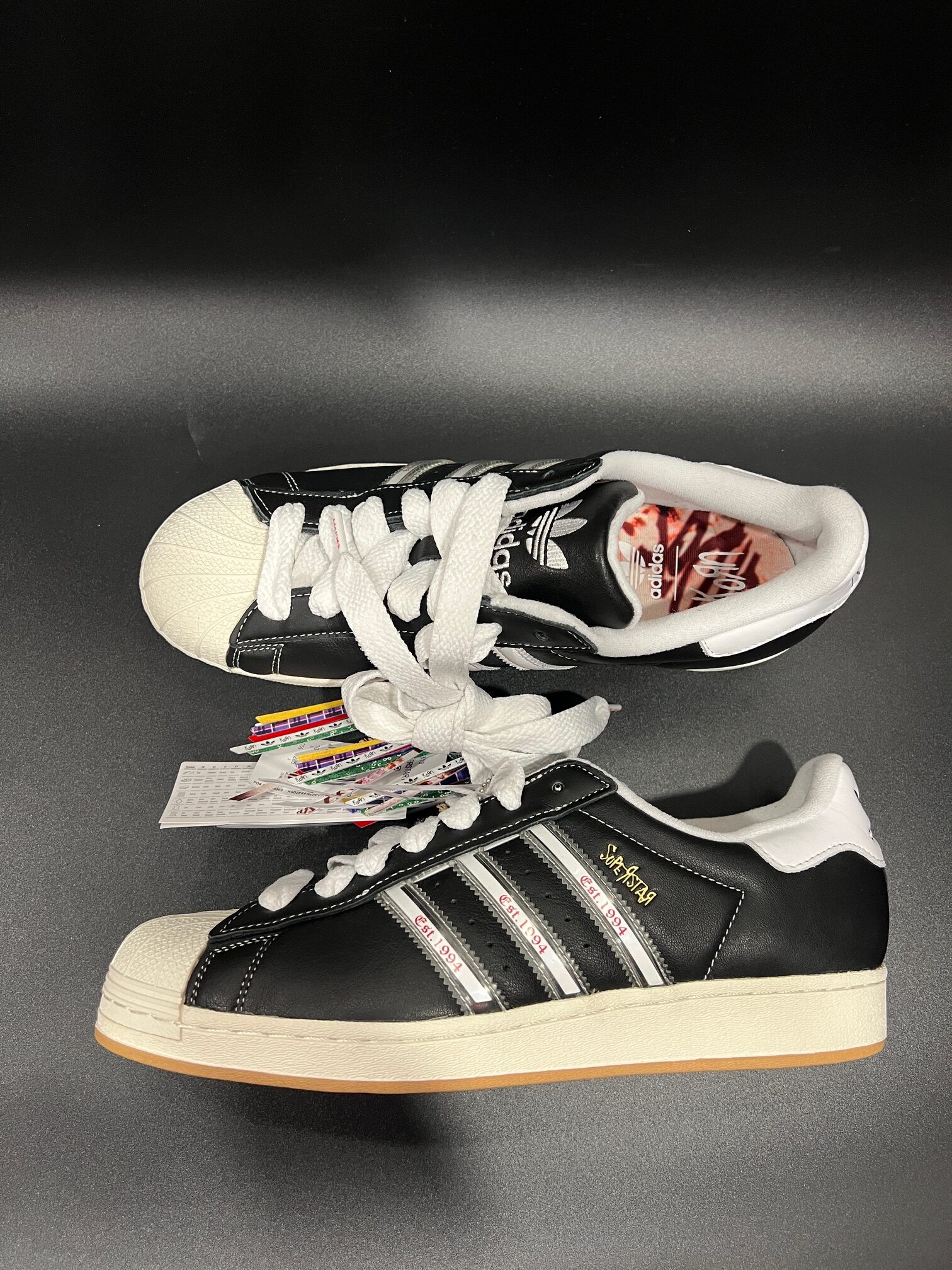 Sneakersy męskie Adidas Superstar x Korn czarne 44 2\3