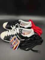 Sneakersy męskie Adidas Superstar x Korn czarne 46 2\3 - obrazek 6