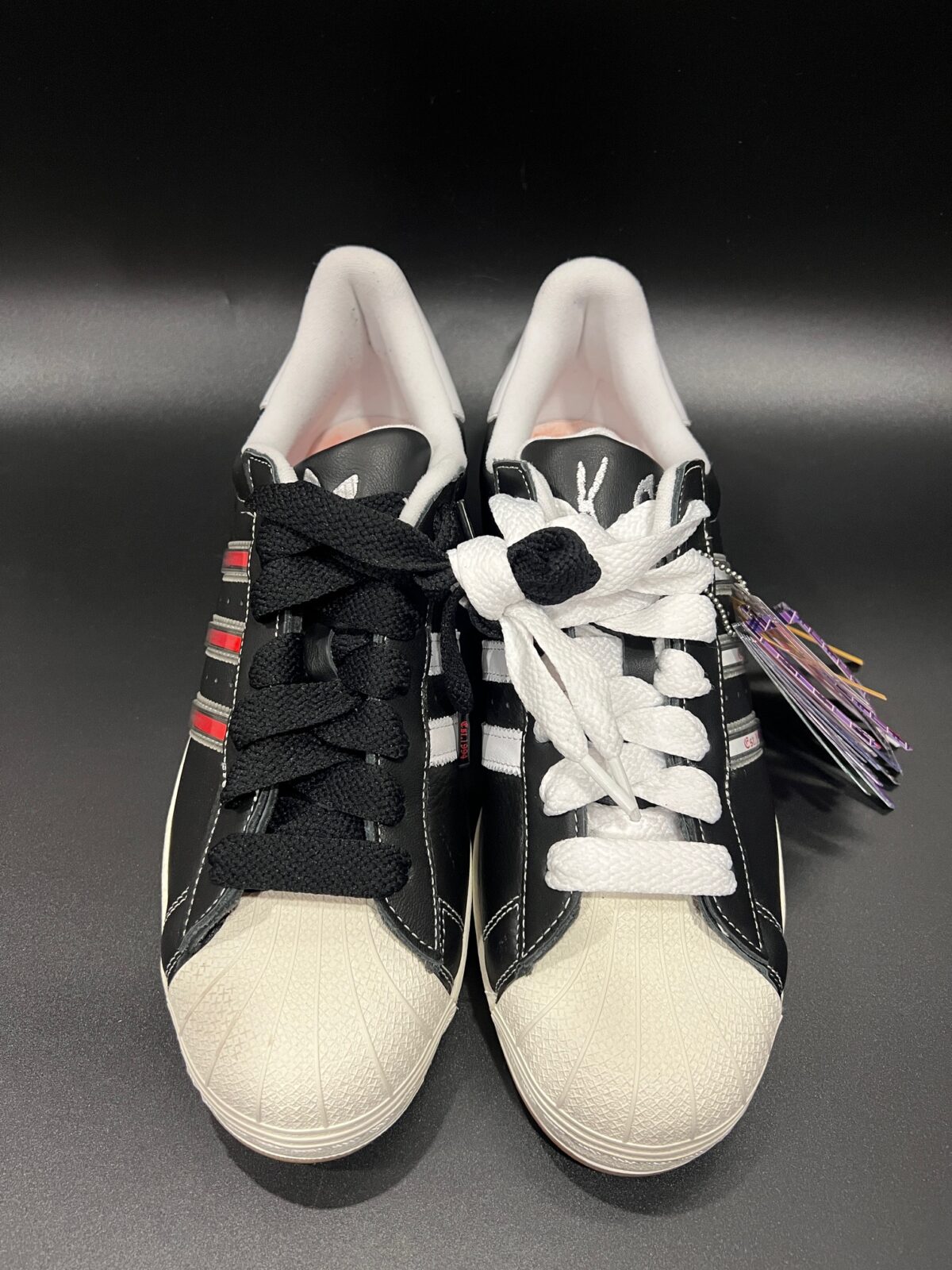 Sneakersy męskie Adidas Superstar x Korn czarne 46 2\3 - obrazek 3