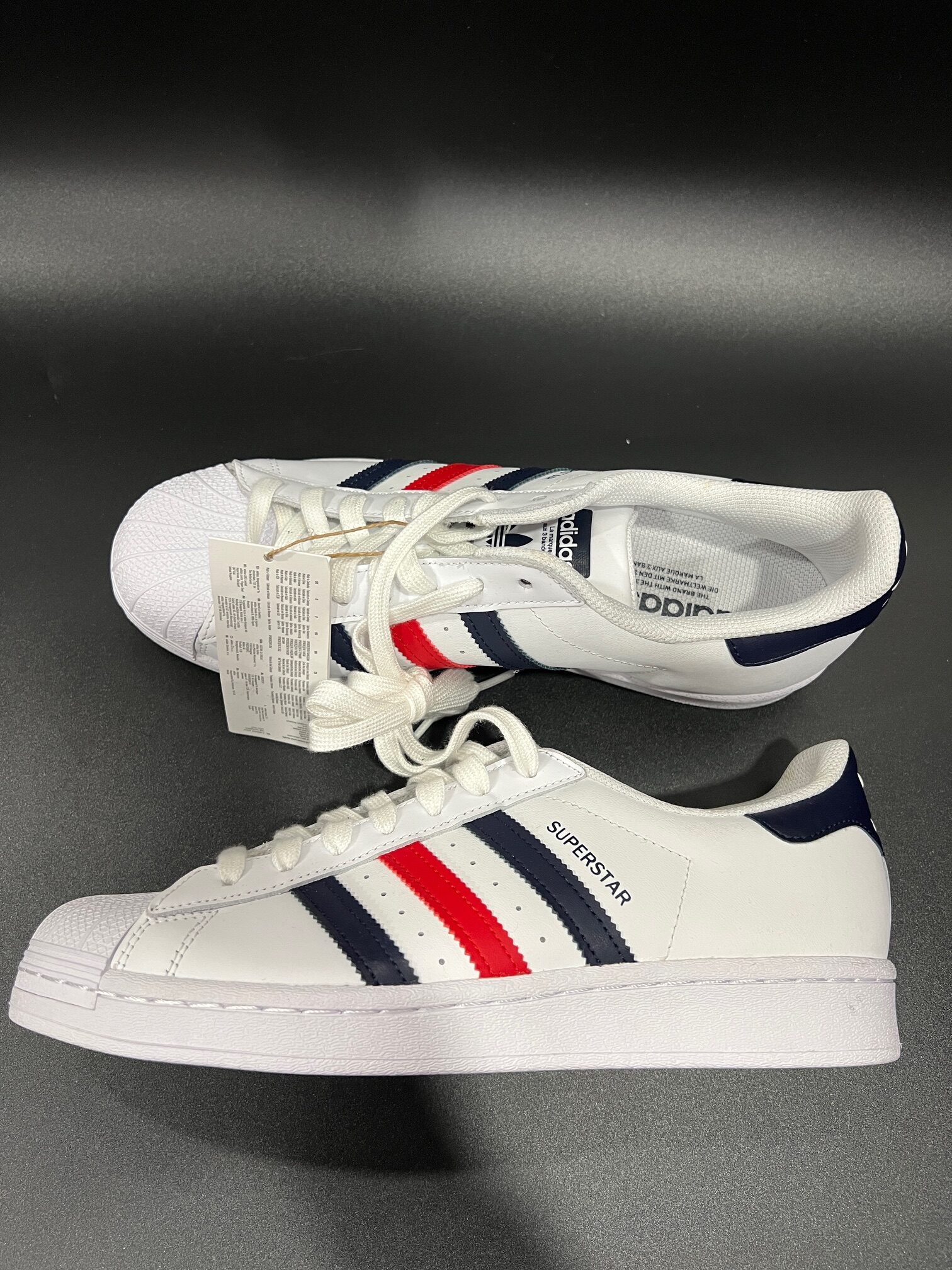 Sneakersy Adidas Superstar białe unisex 42
