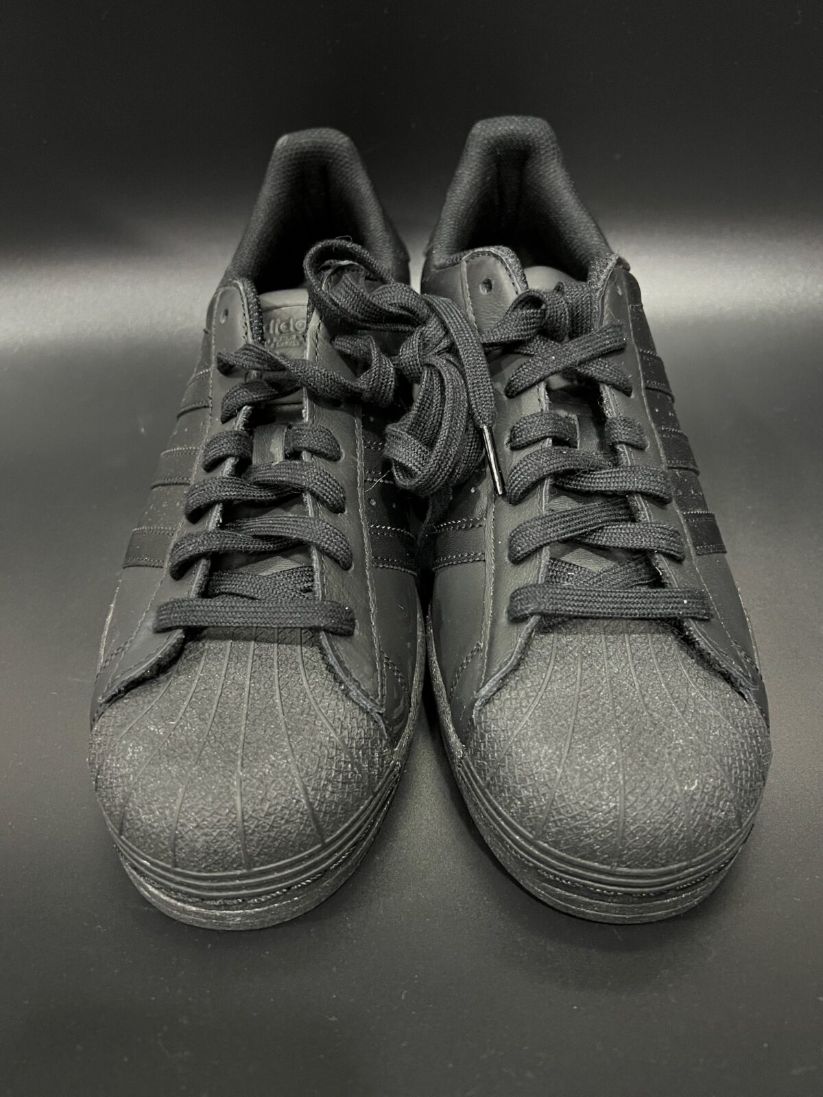 Sneakersy Adidas Superstar czarne 42 2\3 - obrazek 3