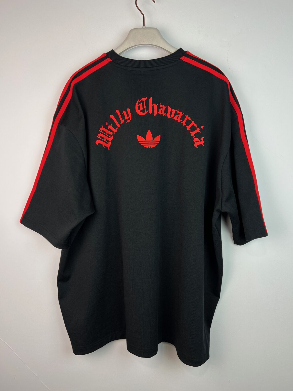 Koszulka oversize Adidas x Willy Chavarria czarna L - obrazek 3