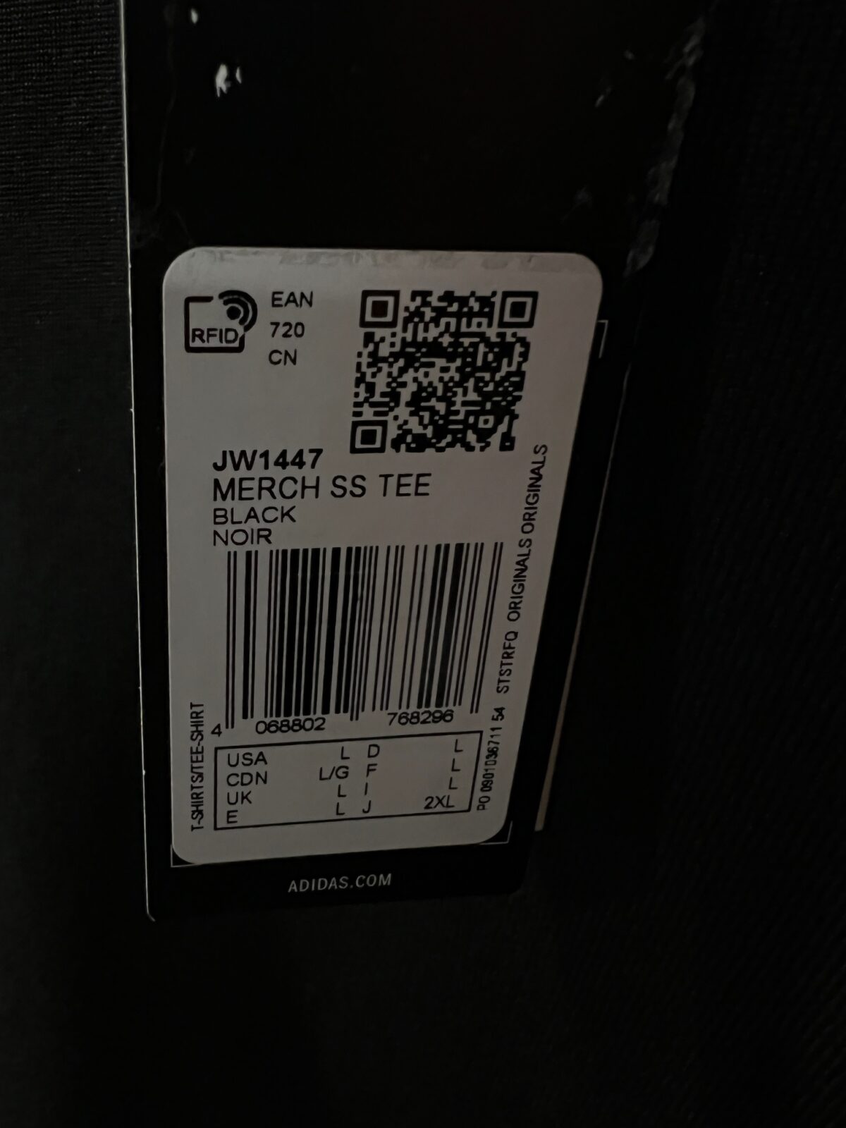 Koszulka oversize Adidas x Willy Chavarria czarna L - obrazek 2