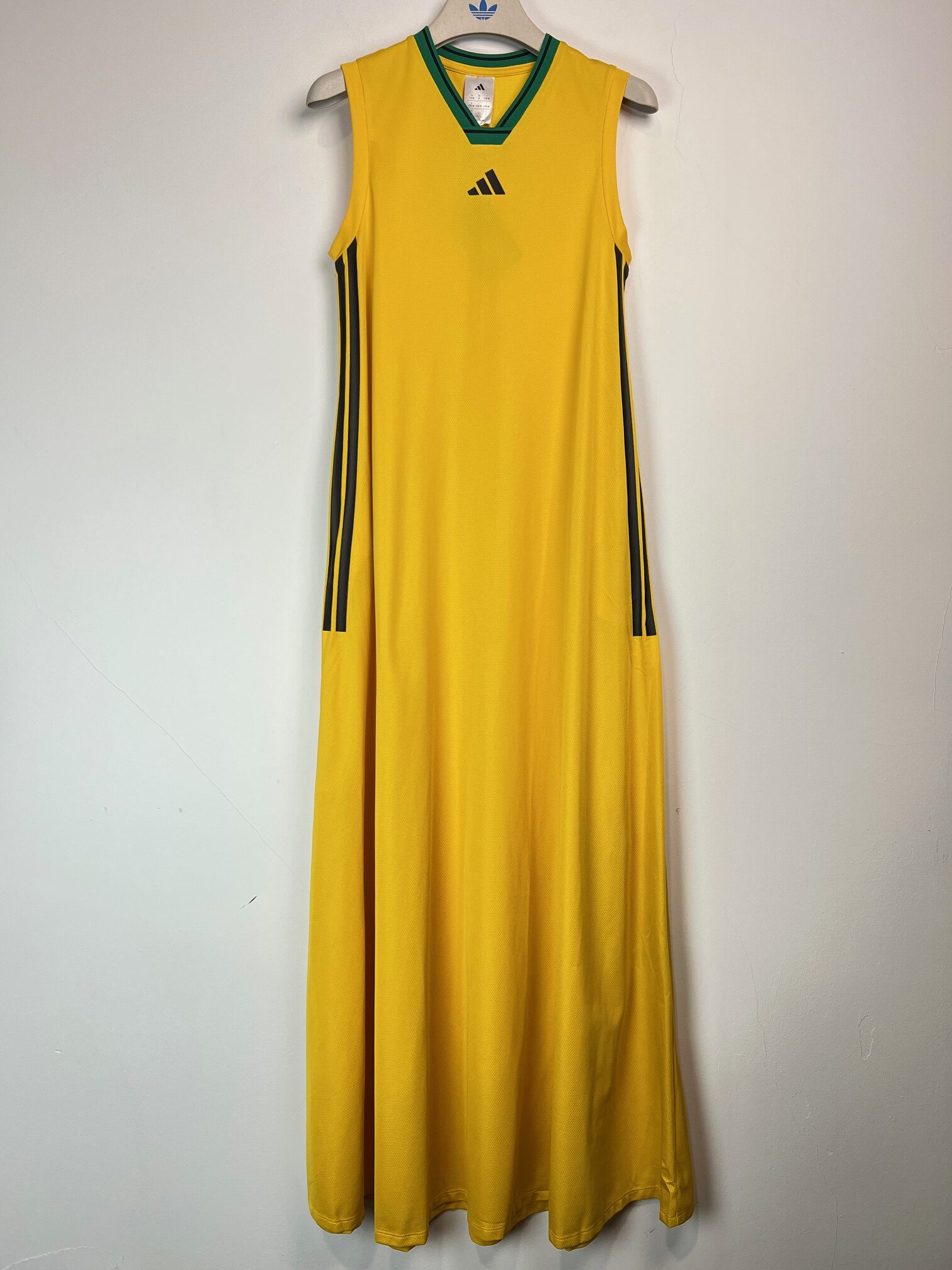 Sukienka Adidas Performance żółta długa S