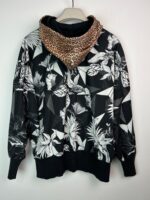 Bluza damska Adidas x Farm z kapturem multicolor S - obrazek 2