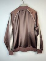 Bluza damska Adidas Originals satynowa czekoladowa 2XL - obrazek 2