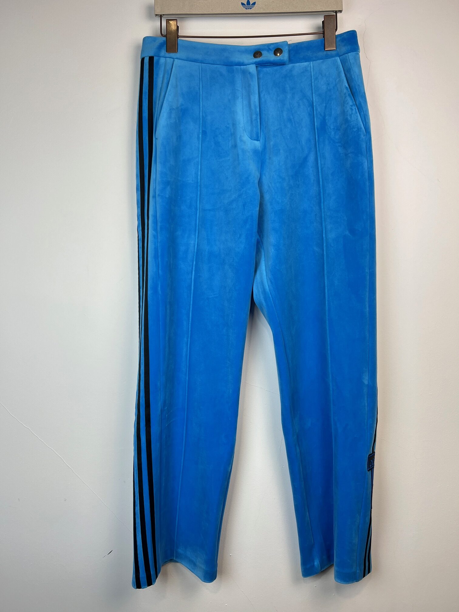 Spodnie damskie Adidas Biker Adibreak Blue Version M