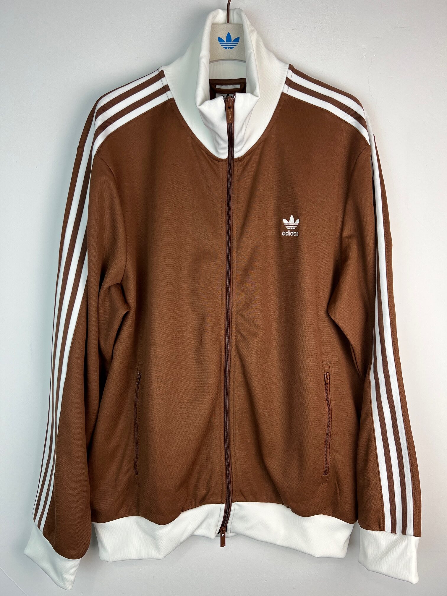 Bluza Adidas Originals Classic TT brązowa M