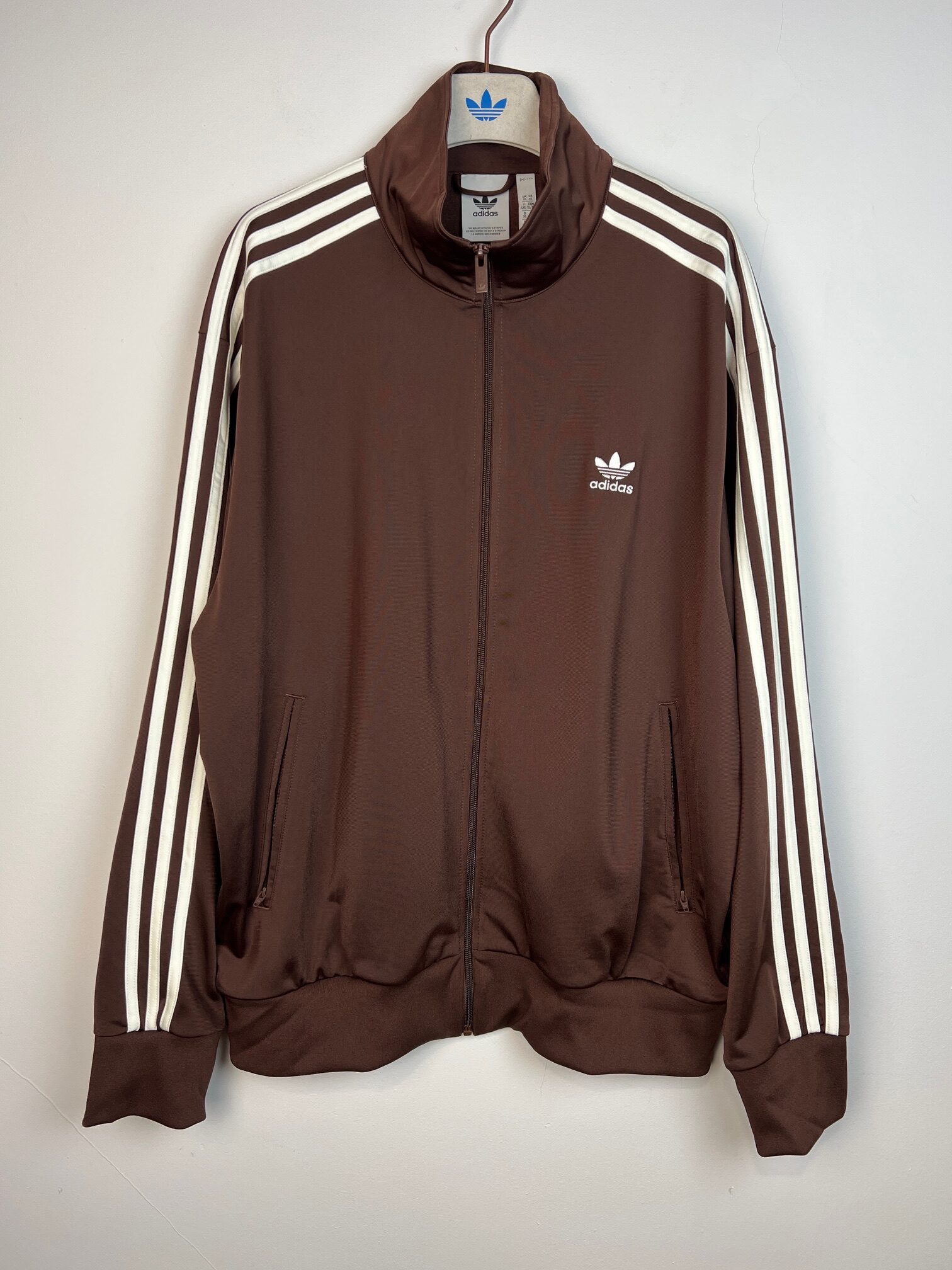Bluza Adidas Originals Firebird brązowa XL