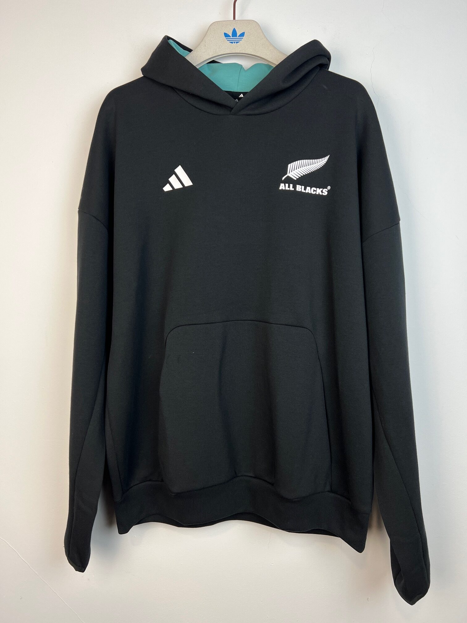 Bluza męska Adidas All Blacks czarna z kapturem M