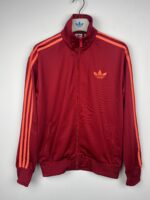 Bluza damska Adidas Originals Firebird oversize bordowa XS-M
