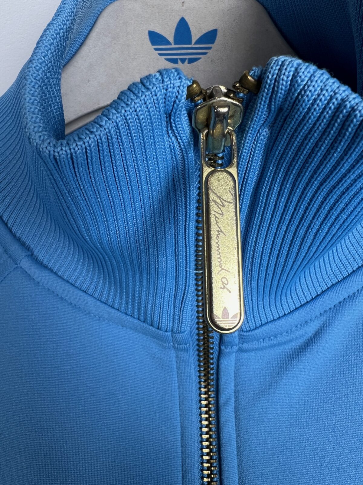 Bluza męska Adidas x Muhammad Ali niebieska XL - obrazek 6