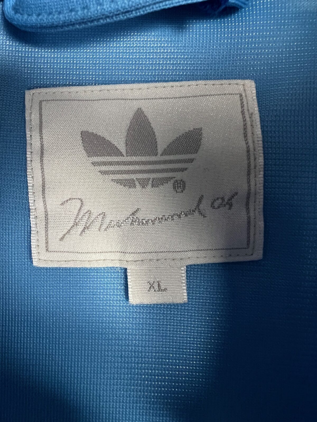 Bluza męska Adidas x Muhammad Ali niebieska XL - obrazek 3