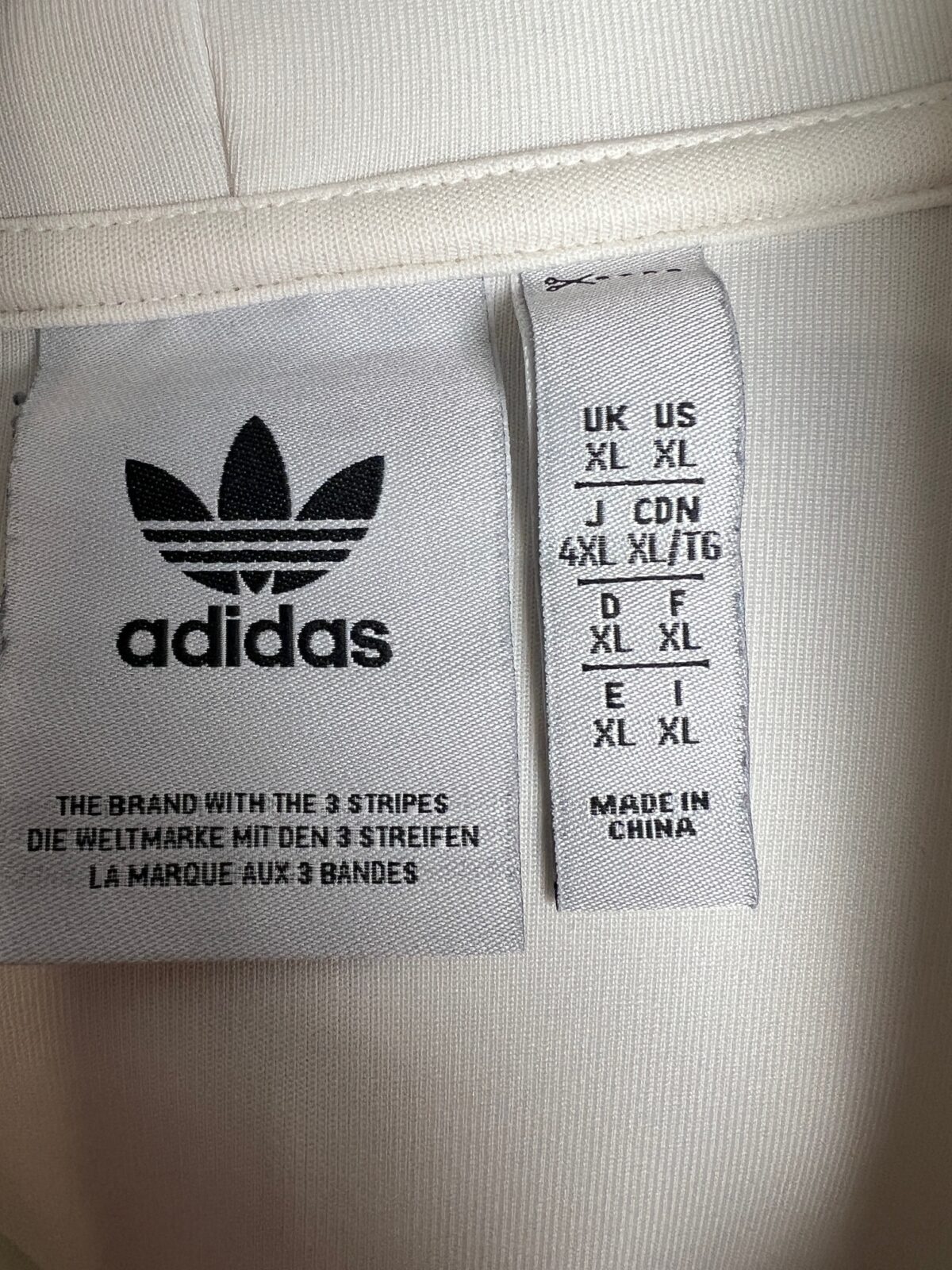 Bluza męska piankowa Adidas Originals z kapturem oversize XL - obrazek 2