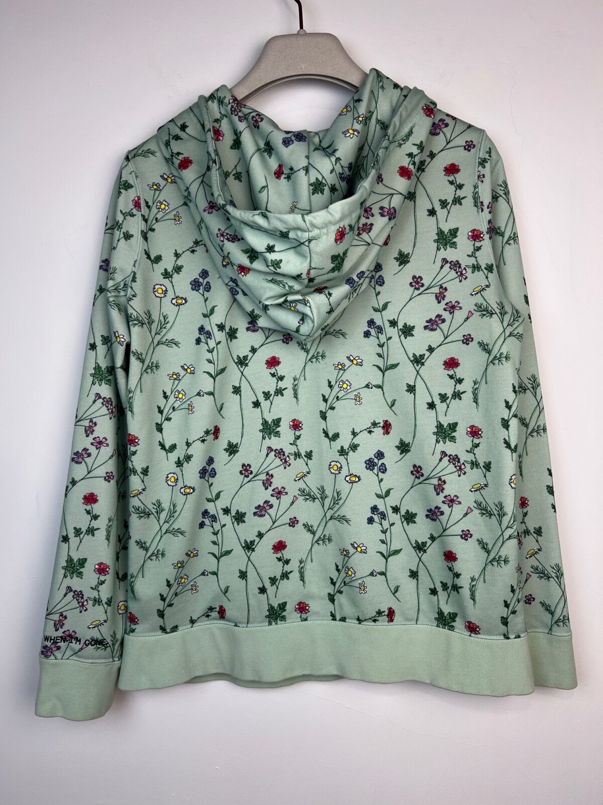 Bluza damska Adidas z kapturem kwiaty S - obrazek 2